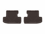 WeatherTech 21-23 Ford Mustand Mach 1 2nd Row Rear All-Weather Floor Mats - Cocoa