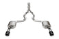 Corsa 2024 Ford Mustang GT Coupe 3in Xtreme Cat-Back Exhaust - 4.5in Carbon Fiber Tips