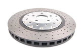 DBA 14-18 Audi RS7 Iron Rotors Front 5000 Series Drilled & Slotted Rotor w/Silver Hat