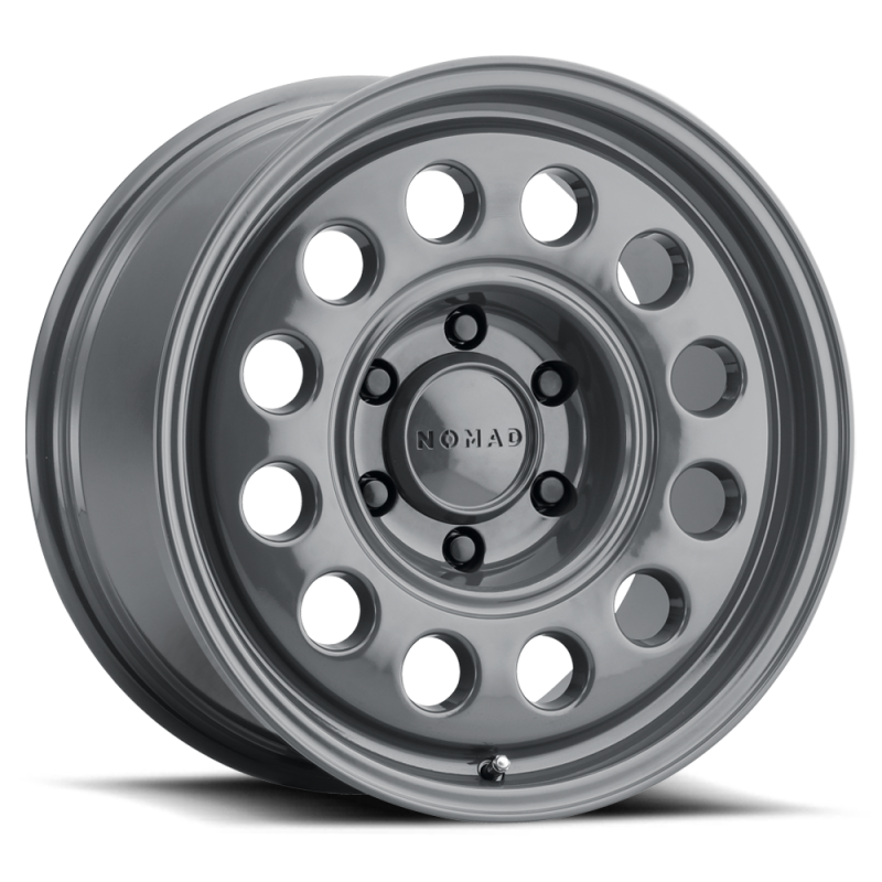 Nomad N501UG Convoy 18x8in / 5x130 BP / 25mm Offset / 71.6mm Bore - Gloss Grey Wheel