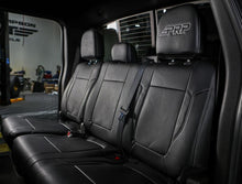 Load image into Gallery viewer, PRP 12-14 Ford Raptor  Rear Bench Seat Covers- Black with Silver Stitch