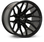 Vossen VFX-03 24x14 - 8x170 - ET75 - Mega Deep - 125.1 - Satin Black Wheel