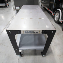 Load image into Gallery viewer, Wehrli Modular Steel Work Bench Top/Shelf Kit - 32in x 90in x .120in Thick (Raw Steel)
