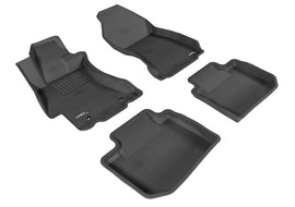 3D MAXpider 2015-2019 Subaru WRX/WRX STI Kagu 1st & 2nd Row Floormats - Black