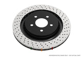 DBA 17-21 Honda Civic Type R Hatch Rear 4000 Series Drilled Rotor