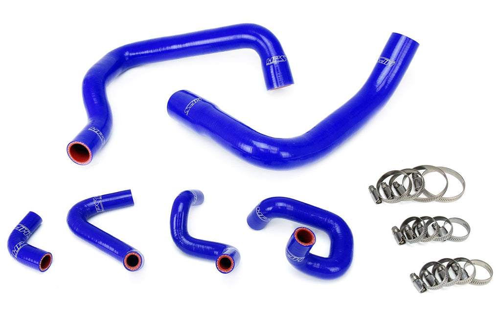 HPS Performance Silicone Hose Kit - Radiator and Heater Hose 57-1010-BLUE