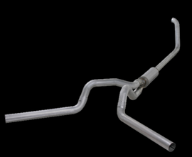 Diamond Eye KIT 4in TB DUAL AL: 00-03 FORD 7.3L F250/F350 W/ PYROMETER PLUG