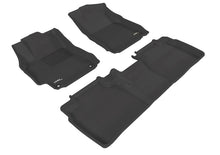 Load image into Gallery viewer, 3D MAXpider 2012-2014 Toyota Camry/Camry Hybrid Kagu 1st &amp; 2nd Row Floormats - Black