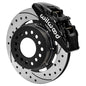 Wilwood Ford Mustang II Dynapro Front Brake Kit w/ 12.19in Drilled & Slotted Rotor - Black