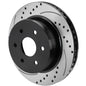 Wilwood Rotor-2.22in Offset-SRP-BLK-Drill-LH - 6 Lug