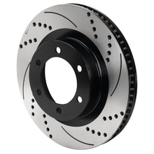 Load image into Gallery viewer, Wilwood 6x5.5 SRP Drilled &amp; Slotted Black Electro Coat Rotor RH