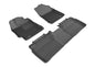 3D MAXpider 2015-2017 Toyota Camry Kagu 1st & 2nd Row Floormats - Black