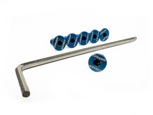 Load image into Gallery viewer, GReddy Steering Wheel Bolts - Burnt-Titanium Blue (Set of 6)