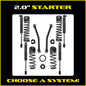 Rock Krawler 19+ Jeep Gladiator JT (Gas) 2in Starter Suspension System