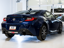 Load image into Gallery viewer, AWE_BRZ_86_Black_5inTips_Quarter.png