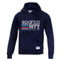 Sparco Hoodie 1977 MED Navy
