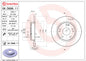 Brembo OE 16-24 Honda Civic/19-22 Insight UV Coated Brake Disc - Rear