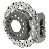 Wilwood Big Ford New Style Dynapro SA Lug Drive Dynamic Single Rear Drag Brake Kit- 2.50 Offset