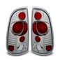 Raxiom 97-03 Ford F-150 Styleside Axial Series Version 2 Tail Lights- Chrome - Red/Clear Lens