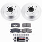 Power Stop 09-15 Mitsubishi Lancer Rear Z23 Coated Brake Kit