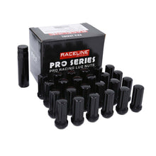 Load image into Gallery viewer, Raceline 14x1.50mm Spline Black Lug Nuts (24 Pack)