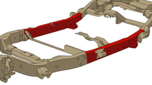 Load image into Gallery viewer, Rust Buster Avalanche/Suburban/Yukon Center Frame Repair Kit - Left