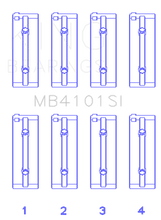 Load image into Gallery viewer, King Alpha Romeo AR 01928 / AR 06430 / AR 64102 / AR 64101 / AR 06120 / AR 01932 Main Bearing Set