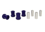 SuperPro 04-11 Mazda RX-8 Camber Adjustable Front UCA Inner Bushing Kit - Stainless Hardware
