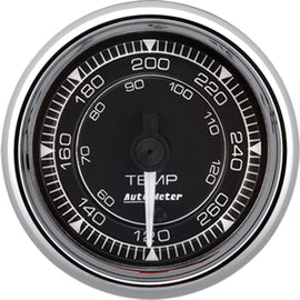 AutoMeter Chrono 2-1/16in 120-280 Degree Temperature Digital Stepper Motor Gauge - Chrome