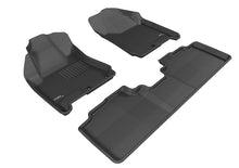 Load image into Gallery viewer, 3D MAXpider 2010-2016 Cadillac SRX Kagu 1st &amp; 2nd Row Floormats - Black