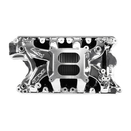 Edelbrock RPM Air-Gap Small Block Ford 351W Intake Manifold - Chrome Plasma Finish