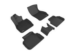 3D MAXpider 2016-2019 Mini Clubman Kagu 1st & 2nd Row Floormats - Black