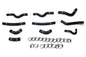 HPS Performance Silicone Hose Kit - Heater Hose 57-1523-BLK