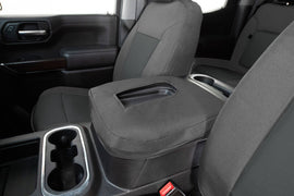 Covercraft 22-24 Chevrolet Silverado Endura PrecisionFitFront Row Seat Covers - Silver/Charcoal