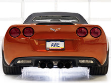 Load image into Gallery viewer, AWE Tuning 05-07 C6 Chevrolet Corvette 6.0L Track Edition Axleback Exhaust w/ Diamond Black Tips