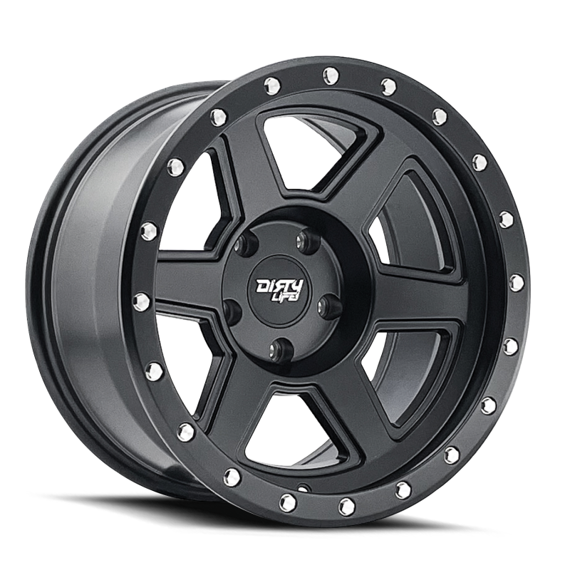Dirty Life Compound 9315 20x9 / 6-135 BP / -12mm Offset / 87.1mm Hub Matte Black Wheel