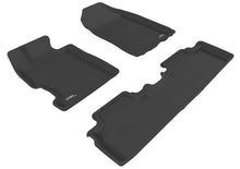 Load image into Gallery viewer, 3D MAXpider 2006-2011 Honda Civic Coupe Kagu 1st &amp; 2nd Row Floormats - Black