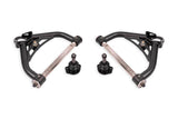 BMR 70-81 Chevrolet Camaro Non-Adj. Upper A-Arms w/ 0.5in Tall Ball Joint (Delrin) -Black Hammertone