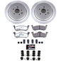 Power Stop 13-19 Lincoln MKT Rear Z36 Coated Truck & Tow Brake Kit