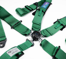 Load image into Gallery viewer, NRG 5PT 3in. Seat Belt Harness / Cam Lock - Green