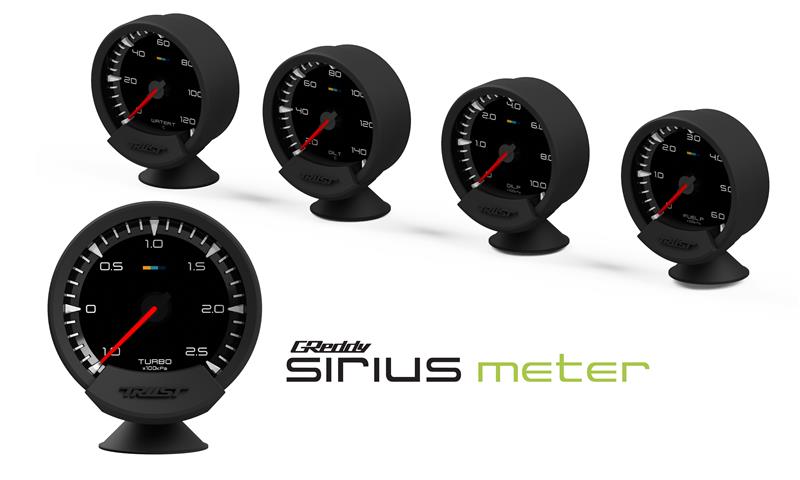 GReddy Sirius Unify Fuel Pressure Gauge Set (Sirius Meter w/Fuel Press Sensor Set & Vision Disp)