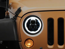 Load image into Gallery viewer, Raxiom 07-18 Jeep Warngler Axial Series 7-Inch LED Headlights w DRL/ Black Housing - Clear Lens