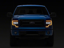 Load image into Gallery viewer, Raxiom 09-14 Ford F-150 CXR Series LED Headlights with Amber DRL- Black Housing- Clear Lens