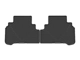 WeatherTech 2017+ Chevrolet Bolt EV Rear Rubber Mats - Black