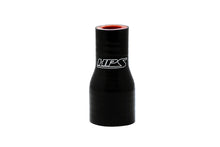 Load image into Gallery viewer, HPS 1-1/4" - 1-5/8" ID , 3" Length, Silicone Reducer Coupler Hose, High Temp 4-Ply Reinforced, Black (32mm - 41mm ID , 76mm Long)