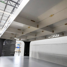 Load image into Gallery viewer, Wehrli Modular Steel Work Bench Top/Shelf Kit - 42in x 72in x .120in Thick (Stainless Steel &amp; Grey)