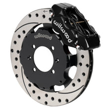 Load image into Gallery viewer, Wilwood Forged Dynalite Front Hat Kit 11.75in SRP Drilled/Slotted Rotor Black Caliper 90-05 Miata
