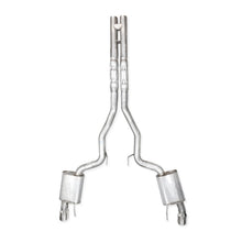 Load image into Gallery viewer, Stainless Works 2024 Mustang GT Catback Dual Tips Redline Sound H-Pipe Factory Connect Exhaust