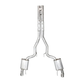 Stainless Works 2024 Mustang GT Catback Dual Tips Redline Sound H-Pipe Performance Connect Exhaust