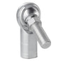 QA1 C Series 2-Pc Rod End - Female/Left Hand - 8mm Bore x M8x1.25 w/Stud - Carbon Steel